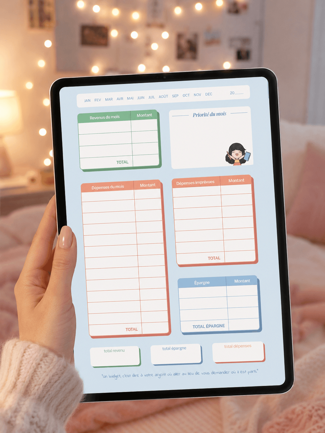 Budget Planner Numérique – Organisez vos finances simplement — visuel 2