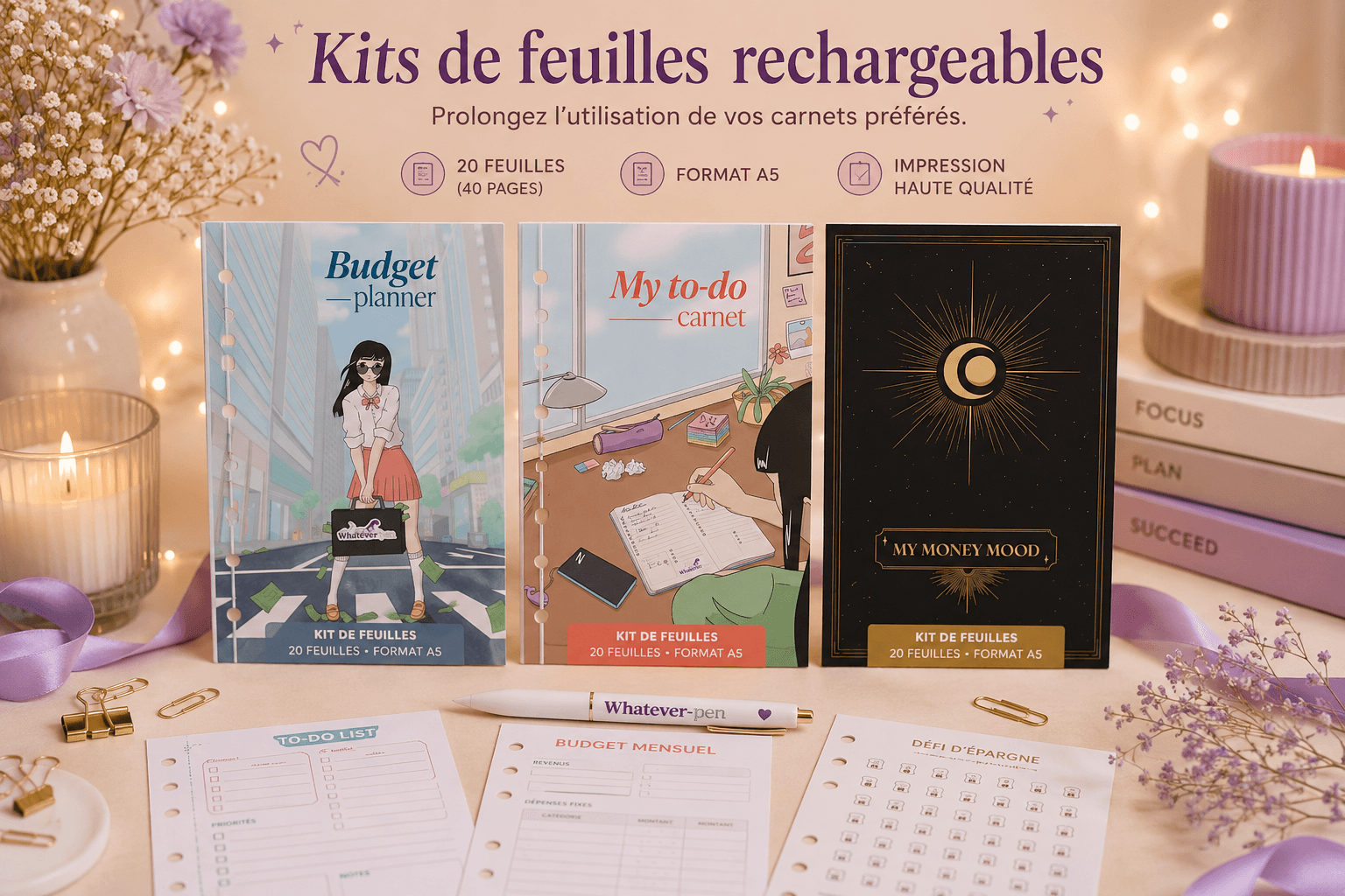Kit de feuilles rechargeables — visuel 1